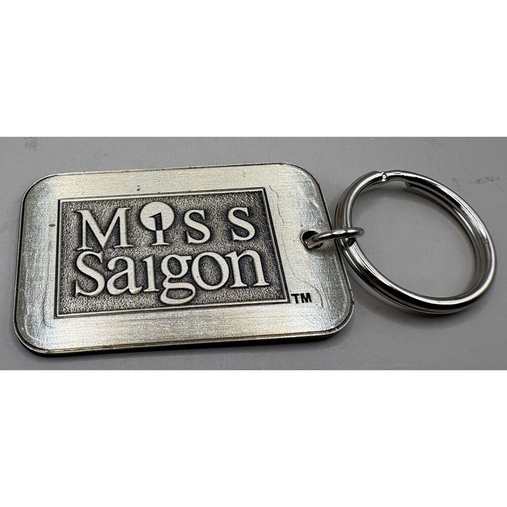 Rare! Miss Saigon Musical Broadway Theatre Opening Night 1991 Metal Keychain